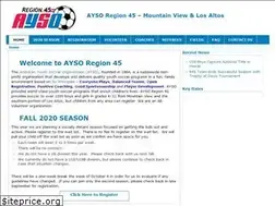 Sites similar to ayso45.org