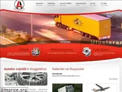 Sites similar to aytekinlojistik.com.tr