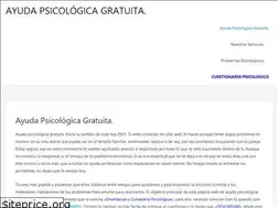 Sites similar to ayudapsicologicagratuita.com