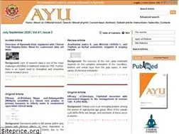 Sites similar to ayujournal.org
