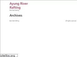 Sites similar to ayungriverrafting.net