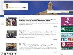 Sites similar to ayuntamientodeanaya.es