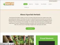 Sites similar to ayurlabherbals.com