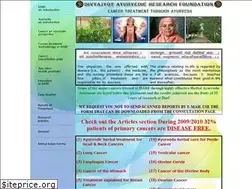 Sites similar to ayurveda-cancer.org
