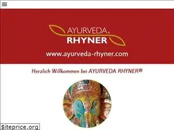 Sites similar to ayurveda-rhyner.com