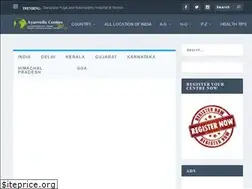 Sites similar to ayurvediccentresin.com