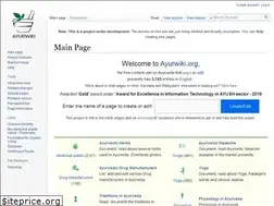 Sites similar to ayurwiki.org