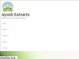 Sites similar to ayushextracts.com
