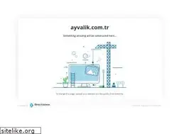 Sites similar to ayvalik.com.tr