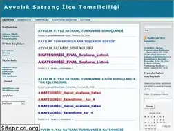 Sites similar to ayvaliksatranc.wordpress.com