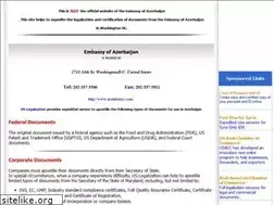 Sites similar to azerbaijanembassy.com