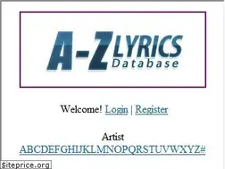 Sites similar to azlyricdb.com