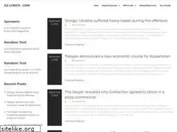 Sites similar to azlyrics2.com.ru