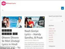 Sites similar to azsongslyrics.com