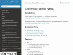 Sites similar to azure-storage.readthedocs.io