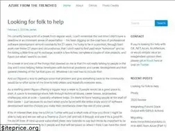 Sites similar to azurefromthetrenches.com