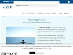 Sites similar to azurpiscinasyspa.es