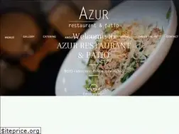 Sites similar to azurrestaurant.com