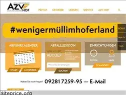 Sites similar to azv-hof.de