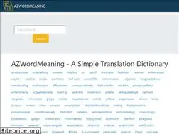 Sites similar to azwordmeaning.com