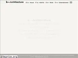 Sites similar to b-architecture.eu