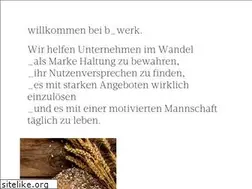 Sites similar to b-werk.de
