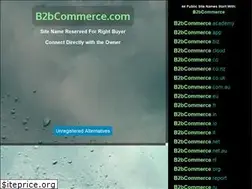 Sites similar to b2bcommerce.com