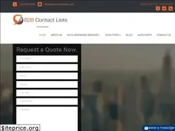 Sites similar to b2bcontactlists.com