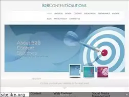 Sites similar to b2bcontentsolutions.com