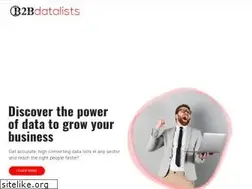 Sites similar to b2bdatalists.co.uk