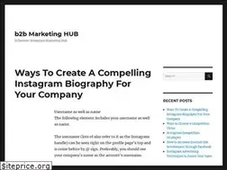 Sites similar to b2bmarketinghub.com