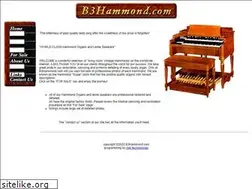 Sites similar to b3hammond.com