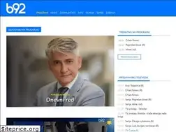 Sites similar to b92.tv