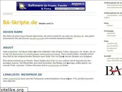 Sites similar to ba-skripte.de