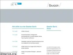 Sites similar to baaderbank.de