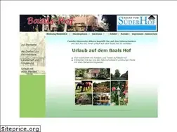 Sites similar to baalshof.de