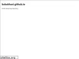 Sites similar to babakhani.github.io