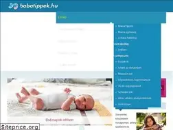 Sites similar to babatippek.hu