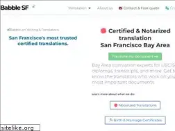 Sites similar to babblesf.com