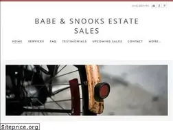 Sites similar to babeandsnooksestatesales.com