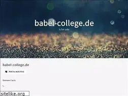 Sites similar to babel-college.de