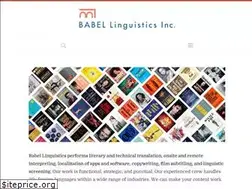 Sites similar to babel-linguistics.com