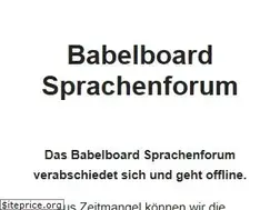 Sites similar to babelboard.de
