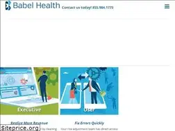 Sites similar to babelhealth.com