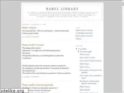 Sites similar to babellibrary.com