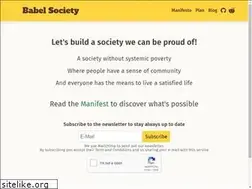 Sites similar to babelsociety.com