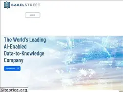 Sites similar to babelstreet.com
