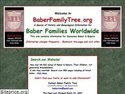 Sites similar to baberfamilytree.org