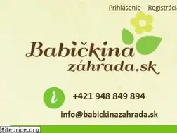 Sites similar to babickinazahrada.sk