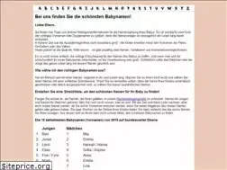 Sites similar to babies-name.de